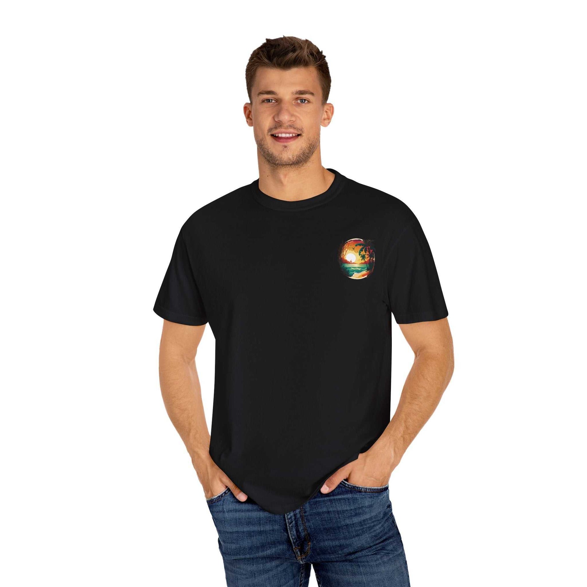 sunset vibes t-shirt summer outfit