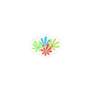 tropical stickers aesthetic design