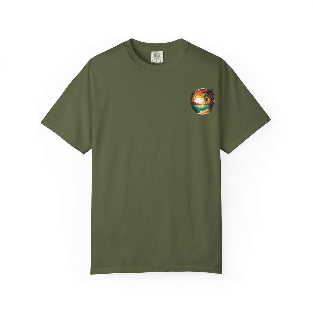 sunset vibes t-shirt summer outfit