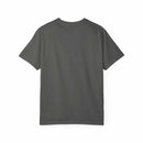 Island Tropical T-shirt in gray, unisex design, available in sizes S to 4XL.