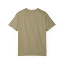 Island Tropical T-shirt with seamless design in soft garment-dyed cotton, available in sizes S to 4XL.