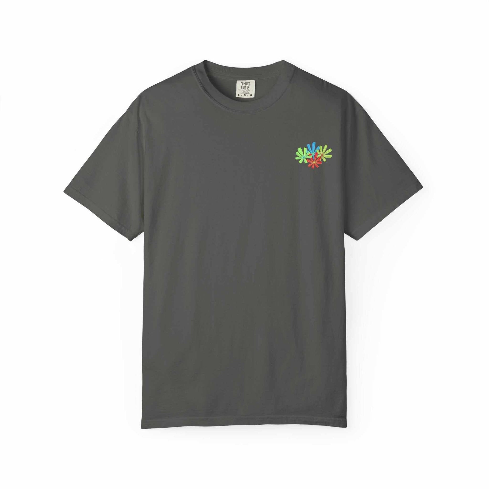 Island Tropical T-shirt with vibrant graphic, unisex design, ideal for beach vacations and summer events.
