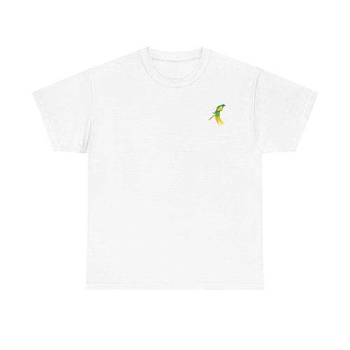 Hummingbird Harmony Tee featuring Doctor Bird design, soft cotton fabric, Jamaica-inspired.