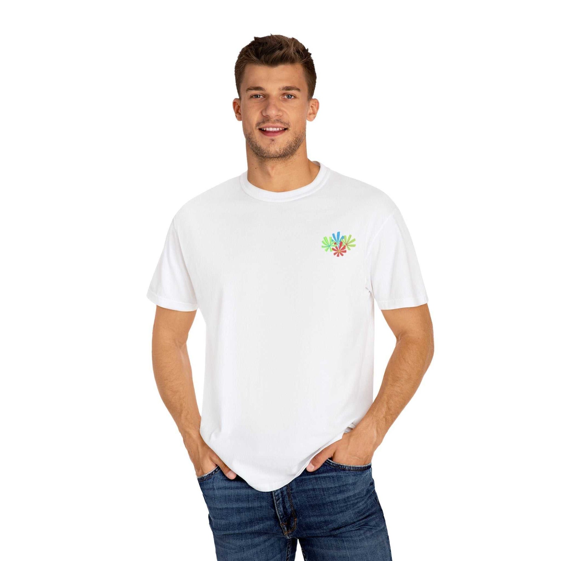 Island Tropical T-shirt for beach vacations and summer parties, unisex design, available in sizes S to 4XL.